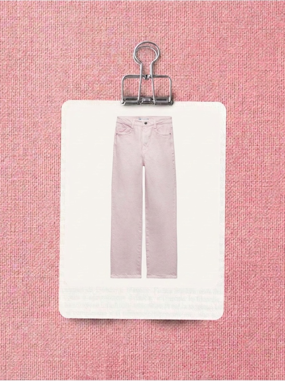 Zara Women's Pink Jeans